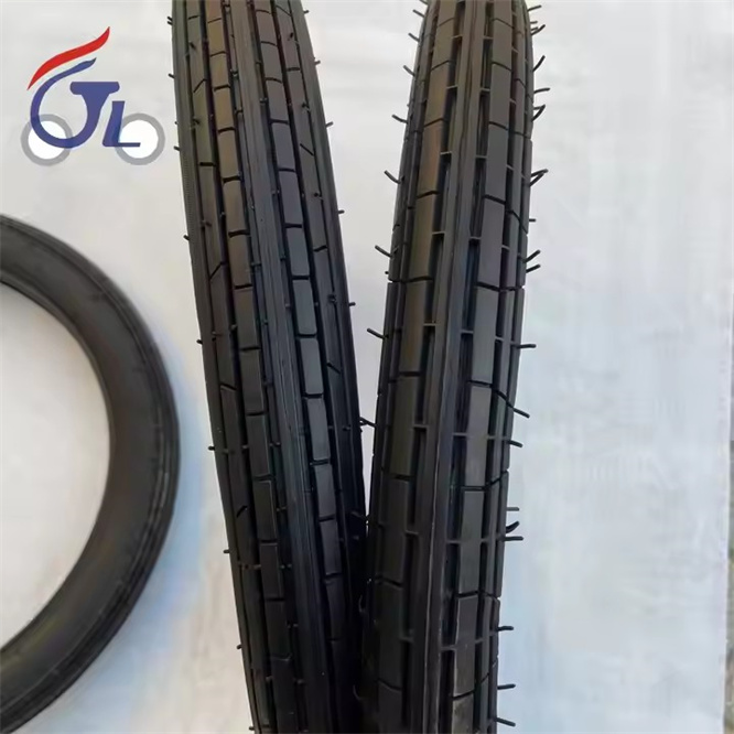 High quality motorcycle rubber tires for use on front and rear wheels