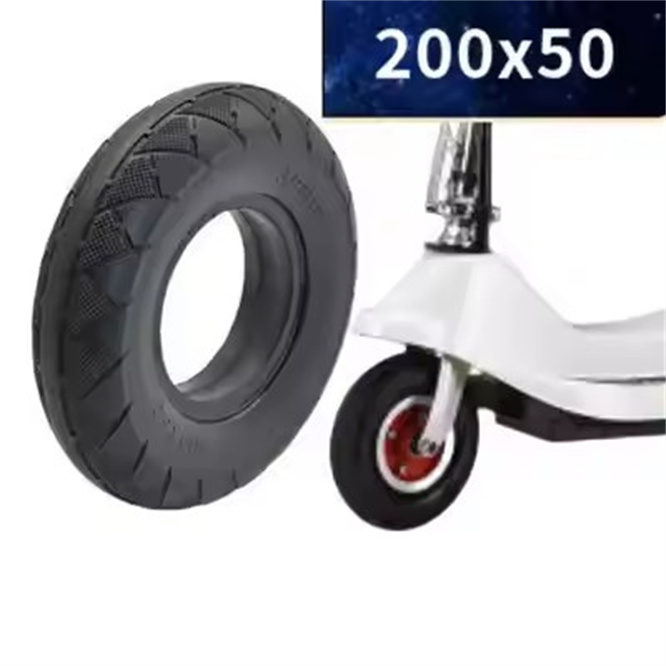 Hot sale fat tyre scooter 200x50 Electric Bike Scooter Tubeless Tyres 8 Inch Motorcycle Solid Tires