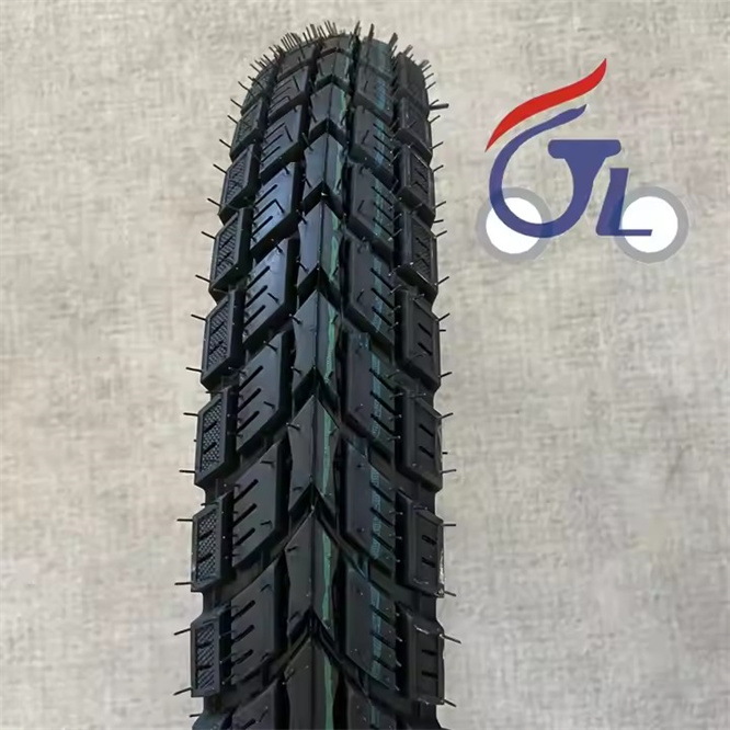 Motorcycle tire set 350-16 for inside and outside motorcycle use