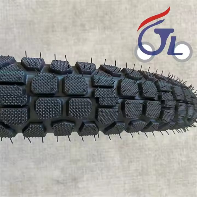 Motorcycle tire set 350-16 for inside and outside motorcycle use